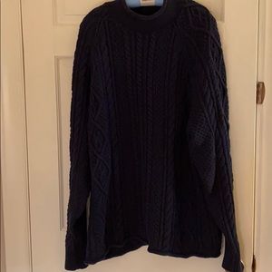 NWT Men’s J Crew cable knit cotton sweater